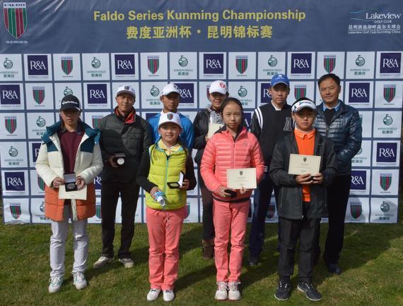 获奖球手大合影